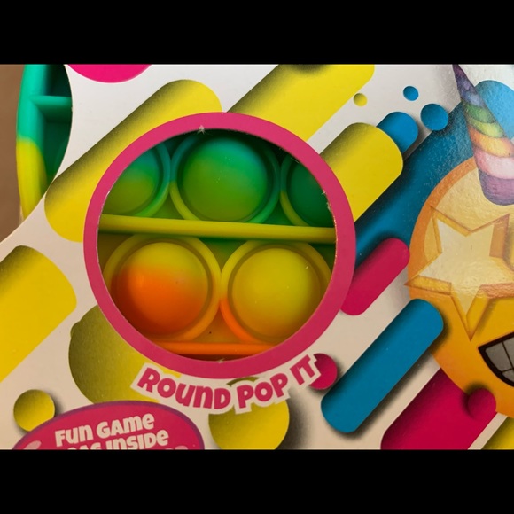 Round Rainbow Watermelon Scent Popit Pop It Fidget - Picture 9 of 15